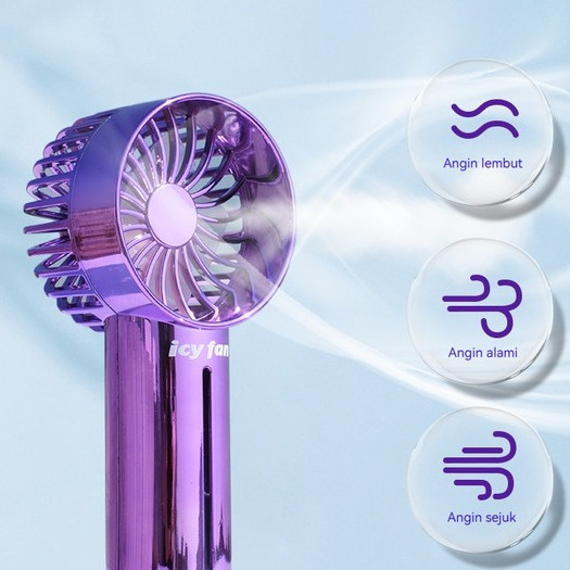 Kipas Angin Portable / Kipas Mini USB Nano Spray
