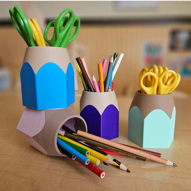 Pen Holder Tempat Pensil dekorasi meja kantor belajar unik