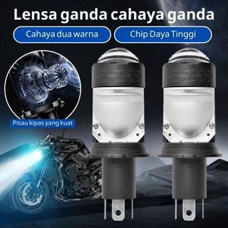 Lampu Utama Truk Mobil Dan Motor H4 Mini LED Projie Lens Lampu Led Utama Motor Mini Projector LED Mo