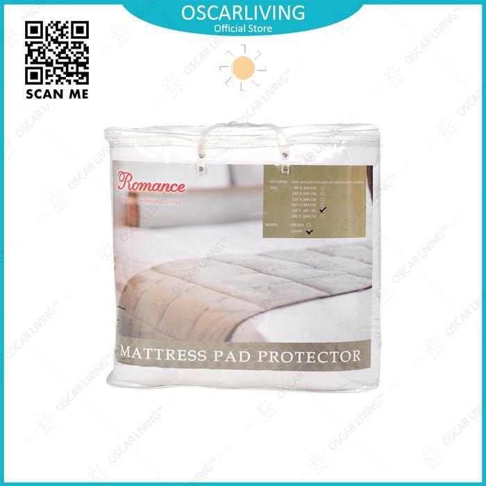 Mattress Protector Romance/Pelindung SpringBed/Cover Kasur - White - 120 x 200