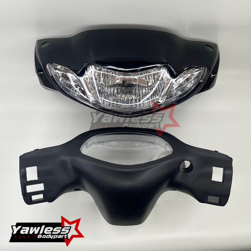 batok smash 110 + reflektor smash / batok depan smash 110 lama Hitam