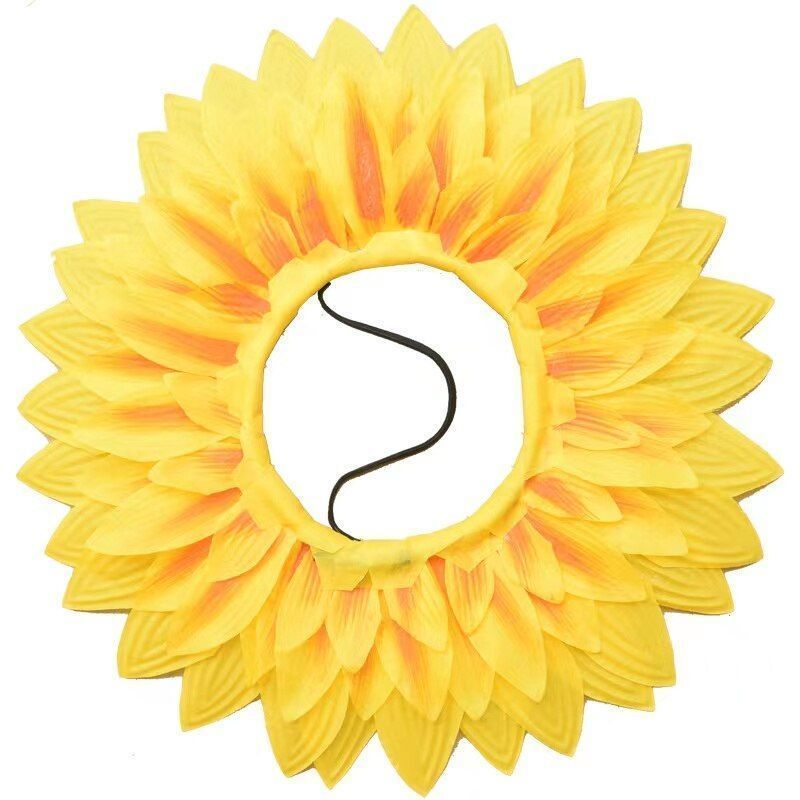 Bando Bunga Matahari 46 58Cm Kostum Bunga Matahari Bando Matahari Aksesoris Sunflower Bando Kostum