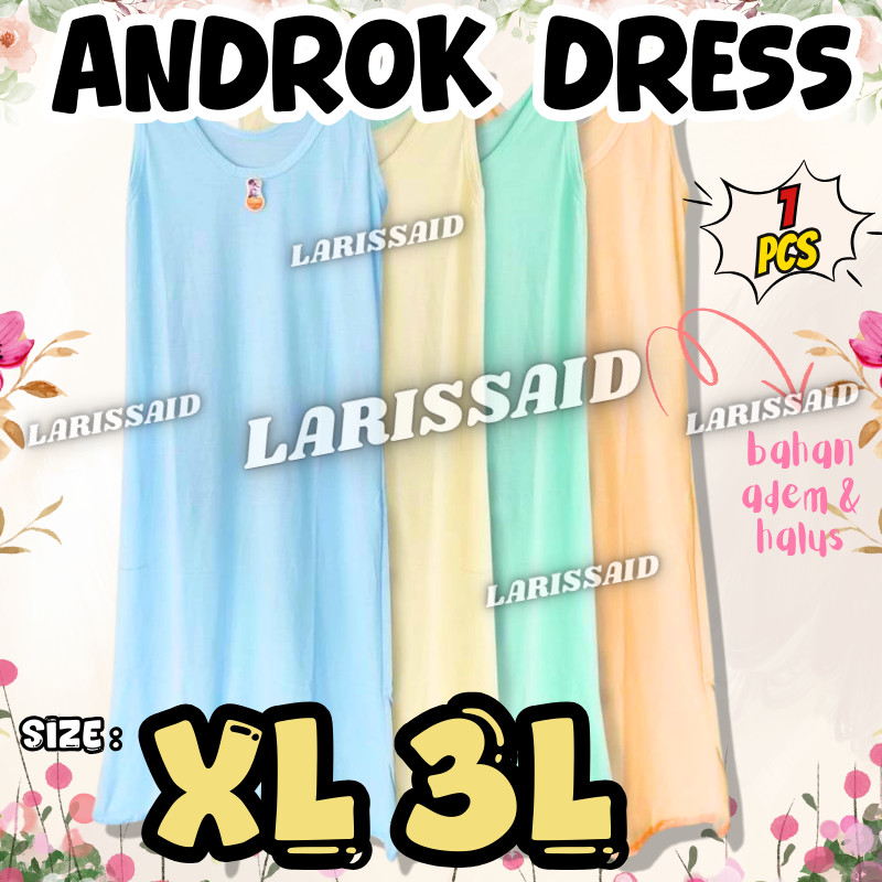 Handrok Androk Terusan Panjang Wanita Dewasa / Daleman Wanita Muslimah