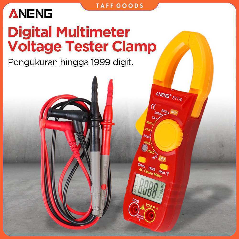 ANENG Digital Multimeter Tang Ampere Voltage NCV Tester Clamp - ST170