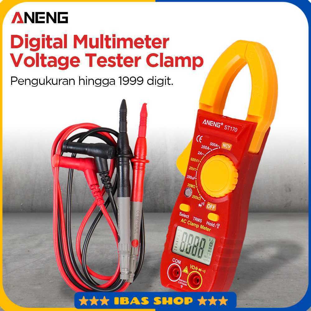 ANENG Digital Multimeter Tang Ampere Voltage NCV Tester Clamp - ST170
