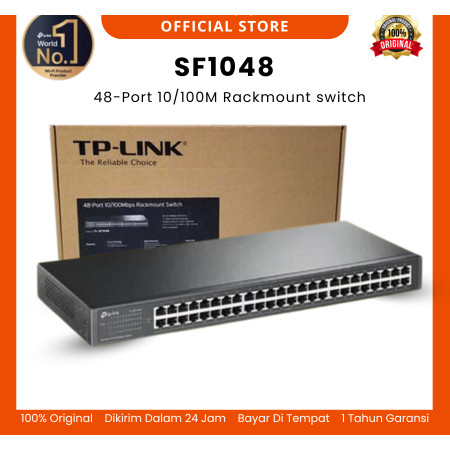 Tp-Link Switch Tp Link Tl-Sf1048 SG1048 48Port Rackmount Besi TPLINK SF1048