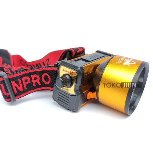 Senter Kepala SUNPRO SL 8848A SL8848A 15W LED Headlamp LED Super Terang - SL8848A Sinar Putih