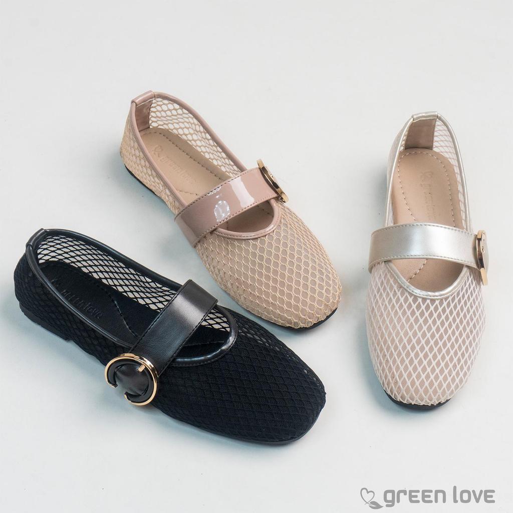 Green Love Sepatu Flatshoes Wanita LEORA