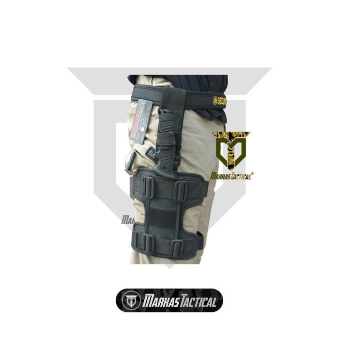 TEMPAT SANGKUR PAHA TACTICAL | WADAH SANGKUR PAHA TATICAL - HITAM