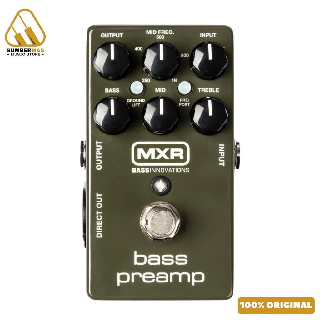 MXR M-81 Bass Preamp Bass Effect Pedal - Pedal Efek Bass Gitar M81 Original Asli