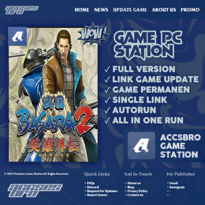 Sengoku Basara 2 Heroes - Game PC/Laptop Autorun Installer