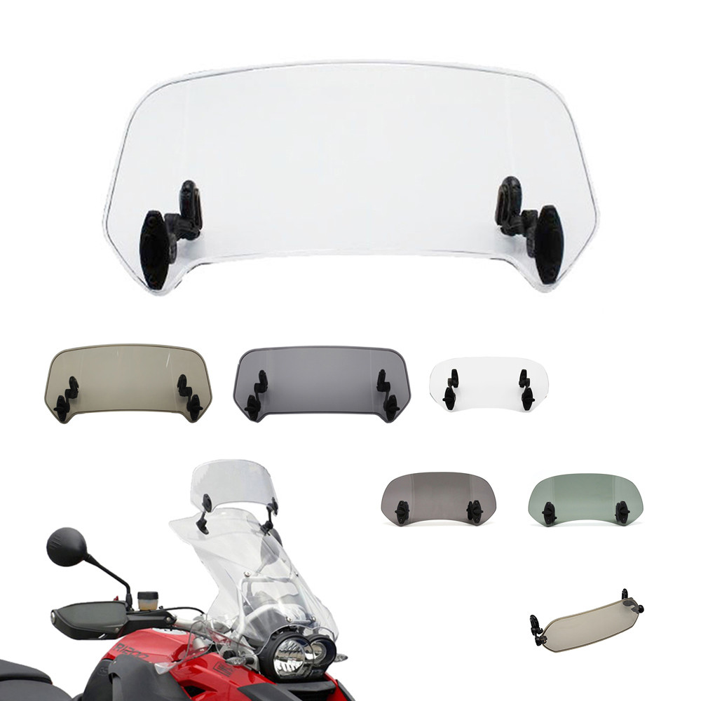Motorcycle Windshield Extension Spoiler Windscreen Air Deflector For MOTO GUZZI MGX21 NORGE 1200/GT8