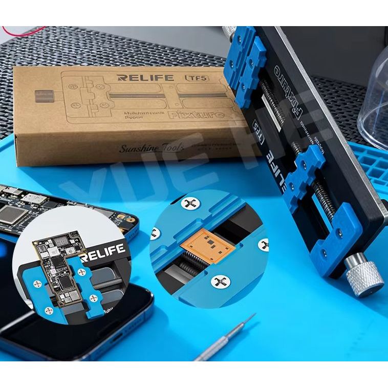 RELIFE Universal PCB Holder for Phone Motherboard CPU IC Chip High Temp Resistant 500°C New Slot Des