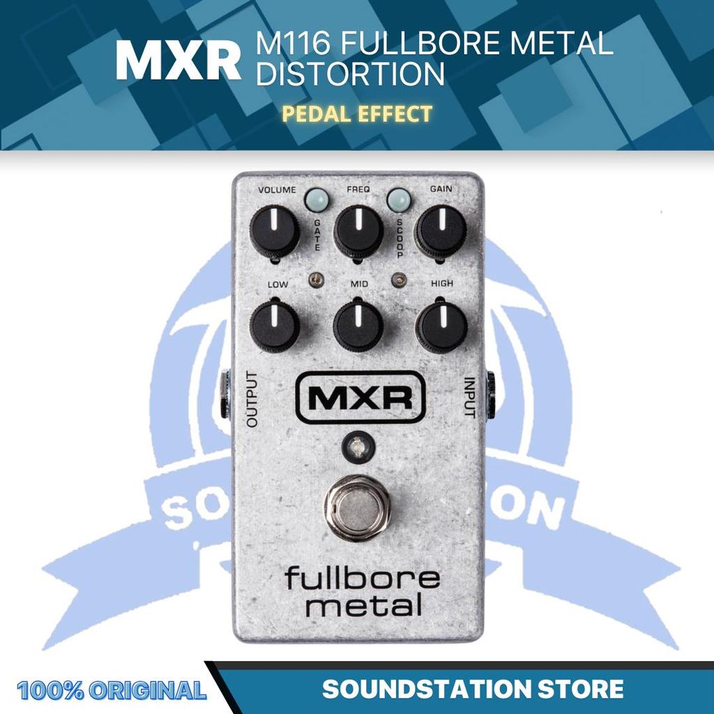 MXR M116 Fullbore Metal Distortion Guitar Effect Pedal - Pedal Efek Gitar Bass Original Asli