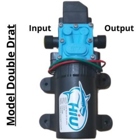 POMPA DC 12v HIU 5 LPM 6.5 BAR - Pompa Air Single Pump - DOUBLE DRAT