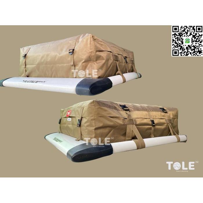 Roof Bag Tole Top Carrier Tas Atap Mobil Original Tole - Khaki New
