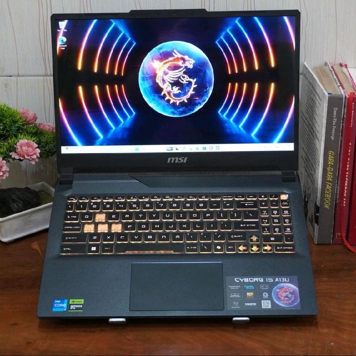 PROMO SPESIAL RAMAHDAN Laptop Gaming MSI Cyborg 15 A13U Core i7-13620H 32gb/512gb Nvidia RTX 3050 6G