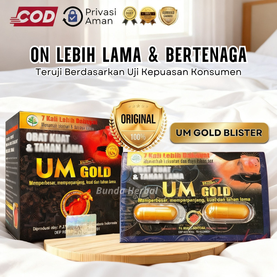 UM Gold Kapsul Original | Urat Madu Gold Original 100% Kapsul | UM Gold Blister | Urat Madu 100% Ori