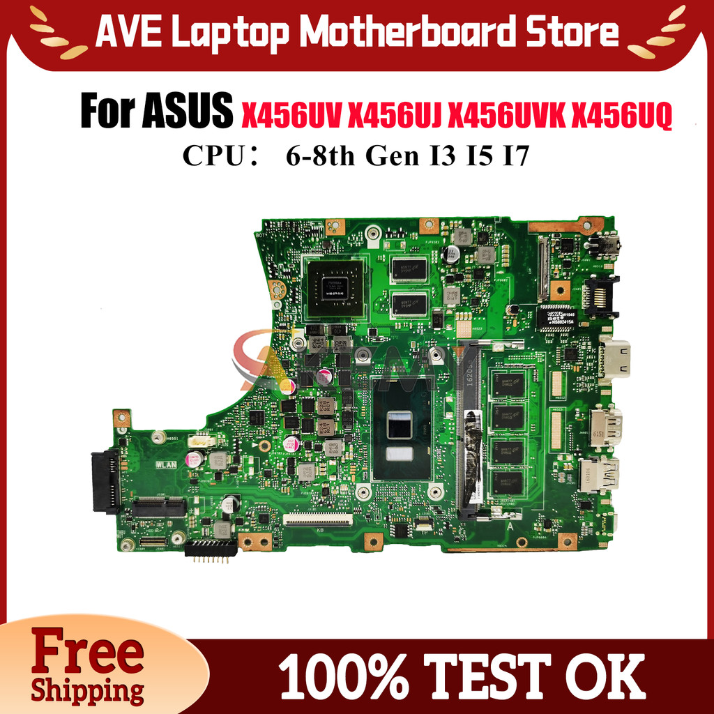 X456UV Laptop Motherboard For ASUS X456UJ R457U X456UQK X456UB X456UQ X456UVK F456U X456UF X456UAK X