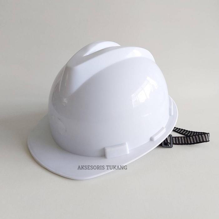 Helm Safety Proyek / Helm Proyek Fastrack Inner Tali Dagu Topi Proyek Safety - Putih
