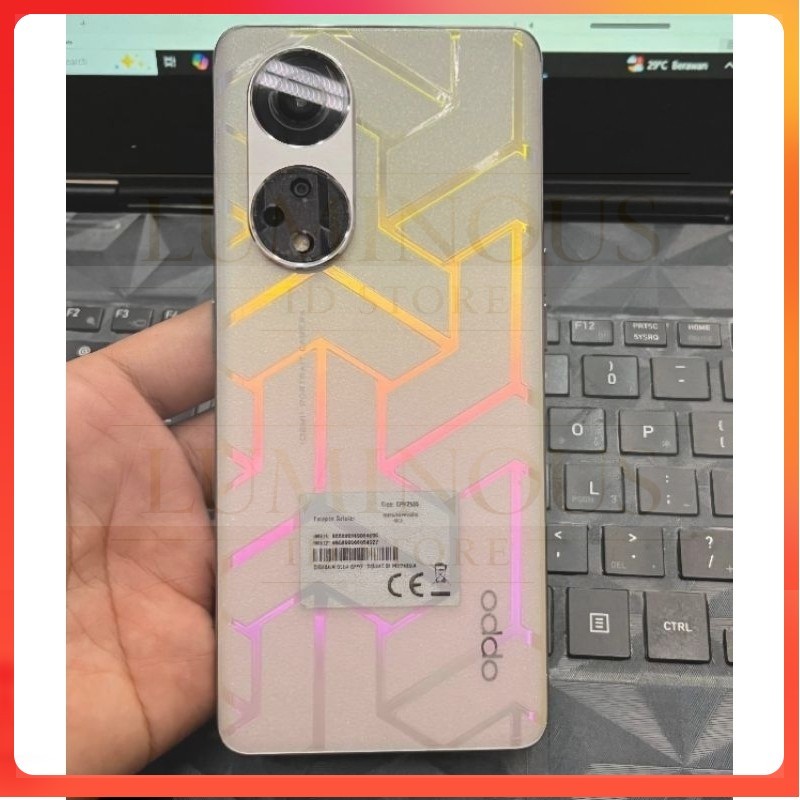 Garskin Anti jamur hp OPPO a5s/a5 2020/a54/a57/a53/a58 Backskin Garskin Skin Carbon TransformersPeli