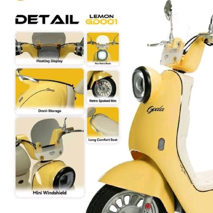 Sepeda listrik Goda 001 Lemon