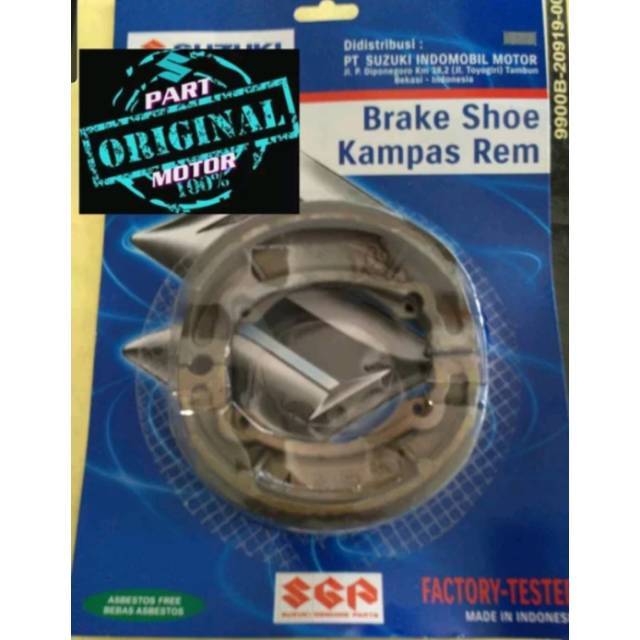 Kampas rem brake shoe belakang smash 110