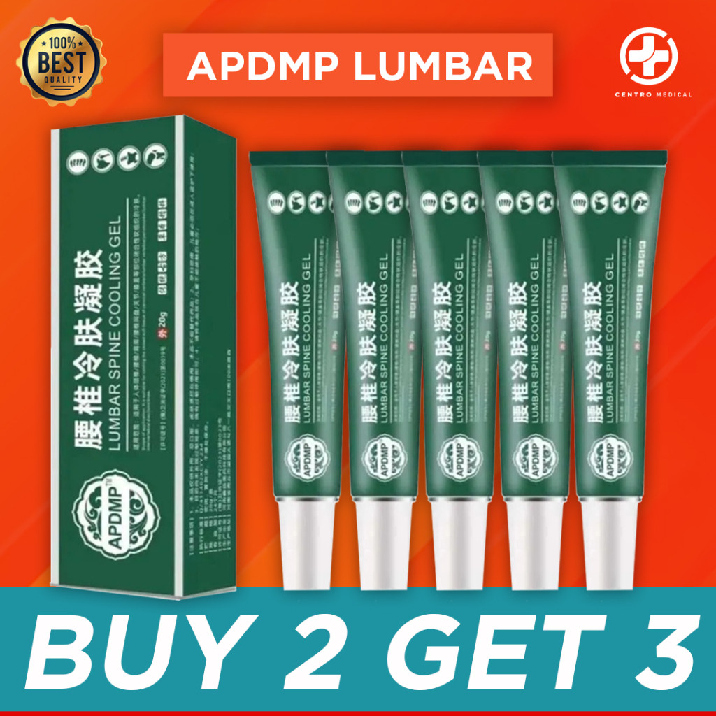 [PROMO SUPER 5 PCS] Cream APDMP Lumbar Cold Compress Gel / Salep Sakit Pinggang dan Nyeri Otot Ori