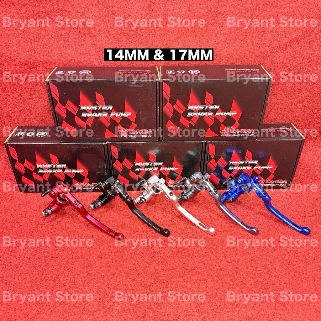 (Juy-kay) MASTER REM KAKRA ORIGINAL CNC 14MM 17MM LIPAT RADIAL PLUS TABUNG FREE SWITCH REM MODEL S1 