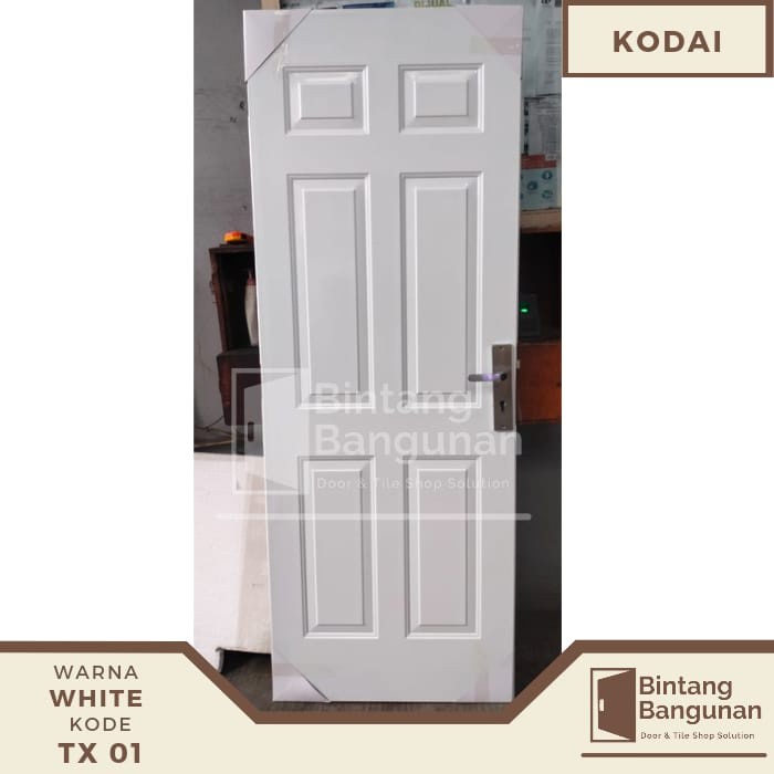 Pintu Kamar | Pintu Rumah Baja KODAI TX01.80 - 80x206
