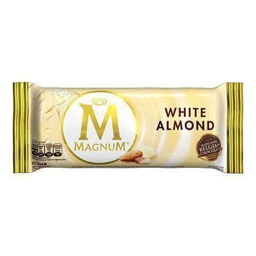 Es krim Walls Magnum white Almond 90 Ml