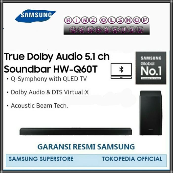 SOUNDBAR SAMSUNG HW-Q60T TRUE ATMOS 5.1 BLUETOOTH
