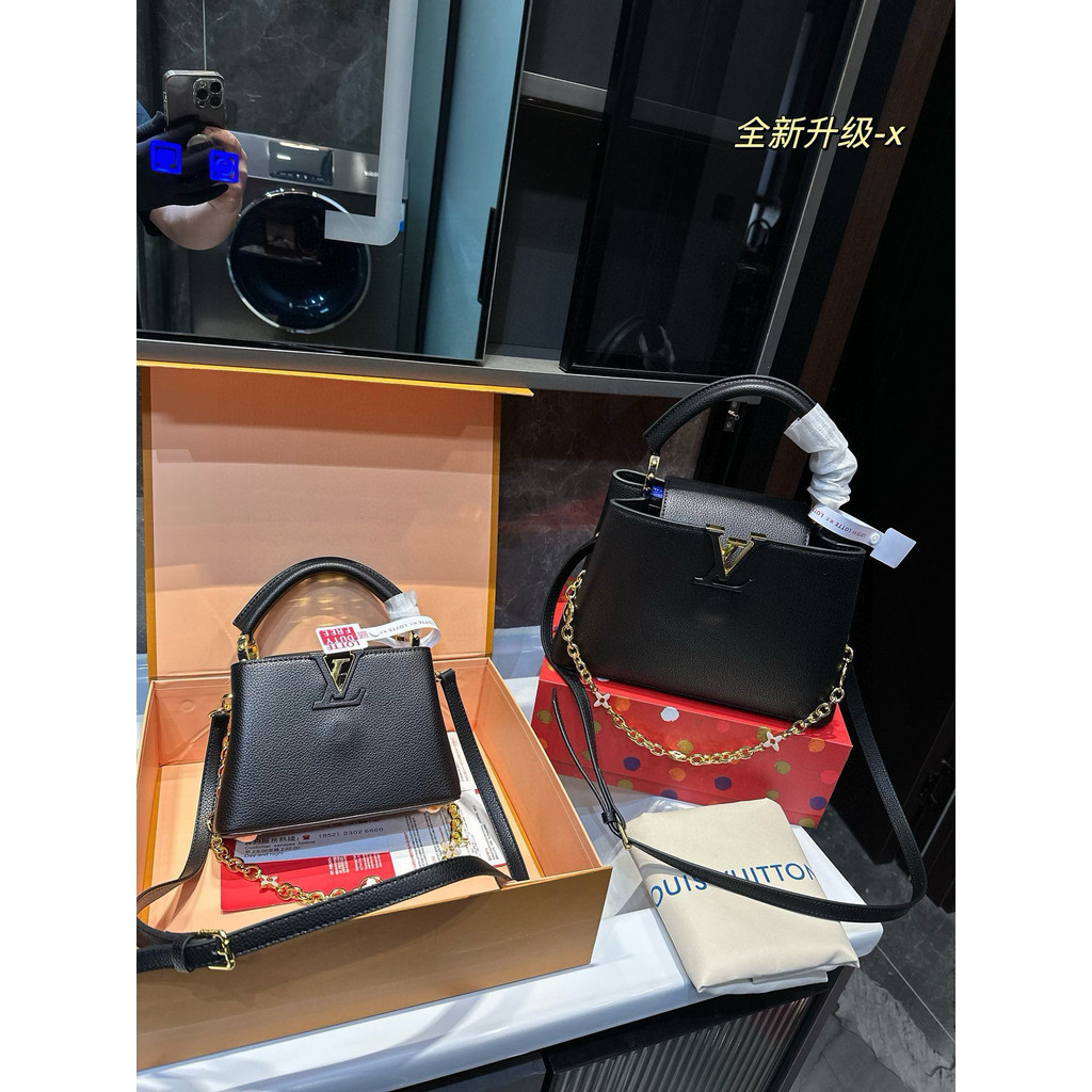 Six colorsNew Capucines Women's shoulder bags, crossbody bags  Fashion shoppingwith box