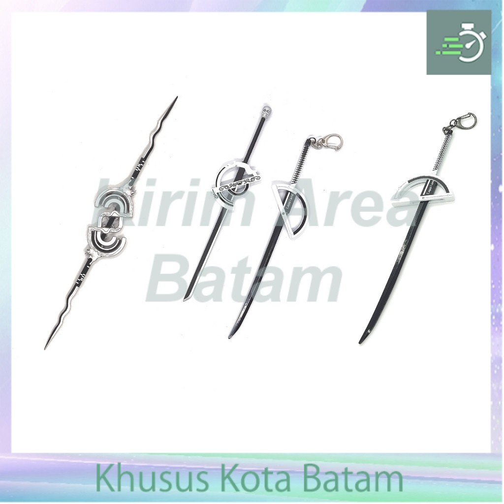 Pajangan pedang 22 cm arknights lappland