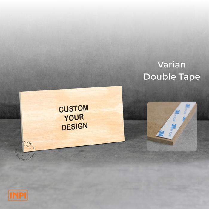 (Elecsy) Sign Custom Logo Tulisan Gambar Request Desain Warna Merah / Warna Lainnya Papan 30 x 15 cm