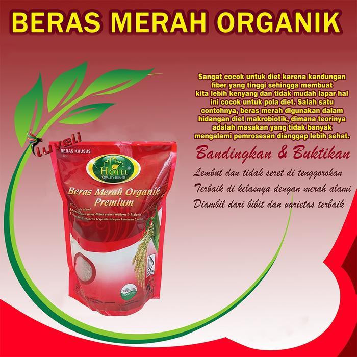 Beras Merah HOTEL 2kg - Beras Merah Organik HOTEL-HOTEL Beras Organik