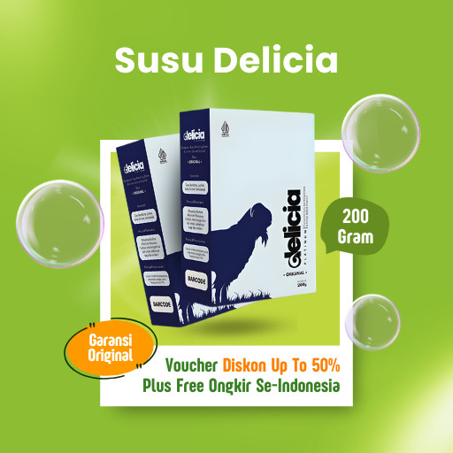 Dellicia Platinum Susu Etawa 1 Box Isi 200gr BPOM & HALAL MUI