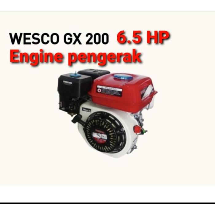 ASAHI JAPAN x Gasoline Engine Wesco GX 200 Mesin Penggerak Bensin 4 Tak