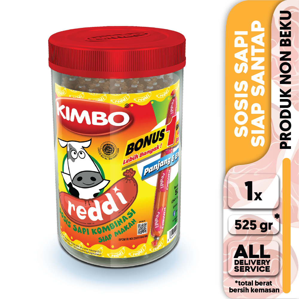 KIMBO Reddi Sosis Sapi Toples
