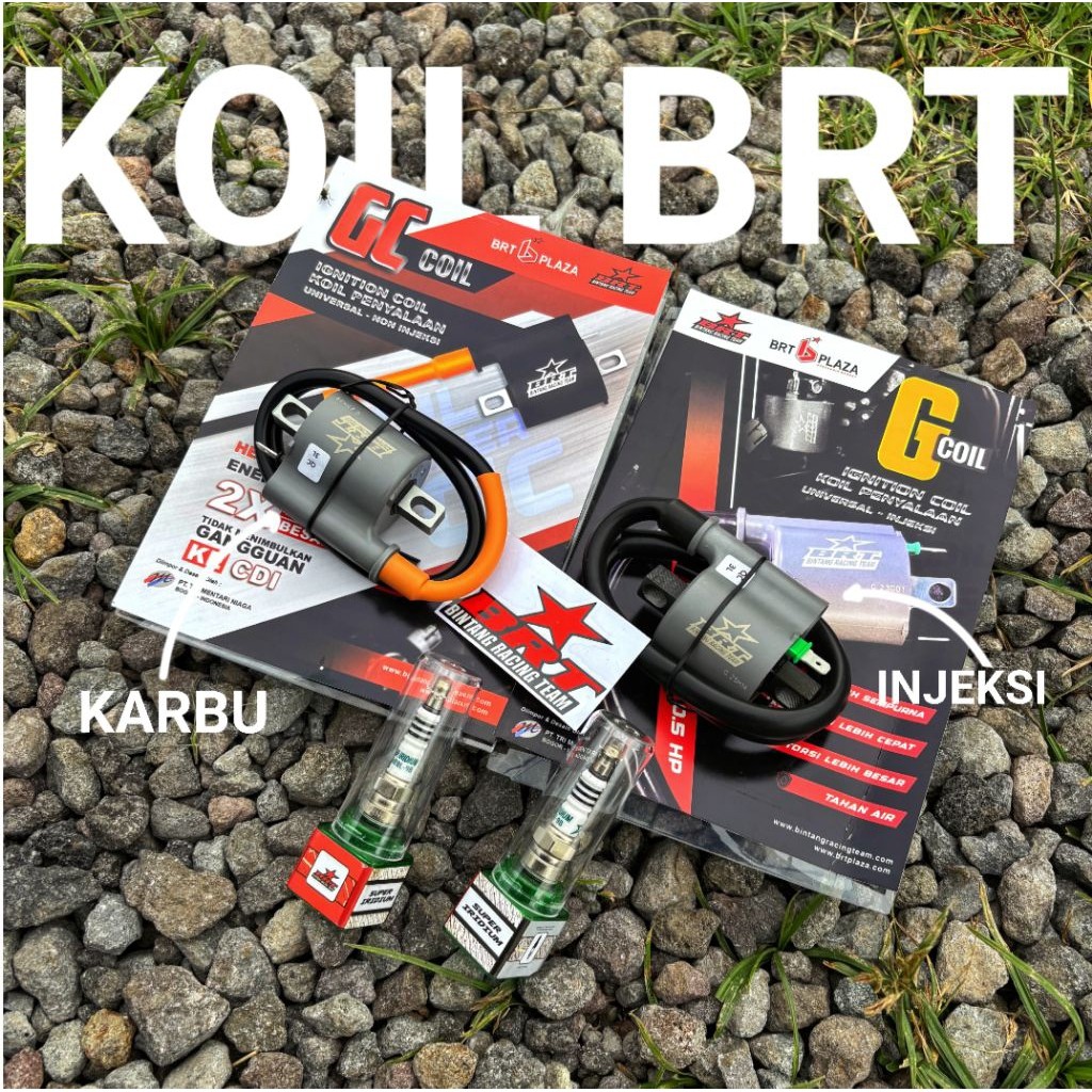 (WELORD) KOIL RACING BRT INJEKSI SUPER KOIL KARBU BRT RACING UNIVERSAL SEMUA MOTOR BINTANG RACING TE