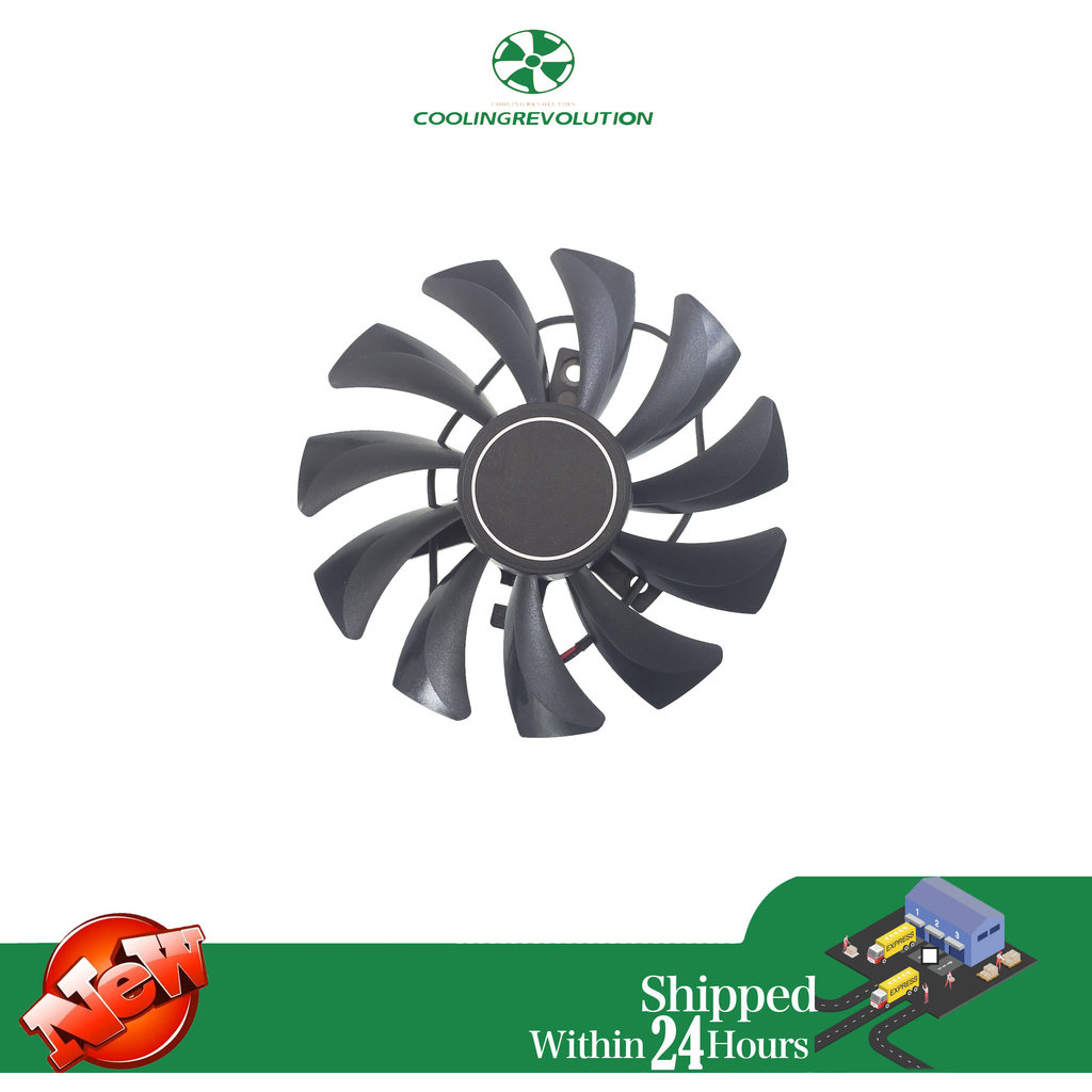 Graphics card fan XY-D09010SM DC12V 2PIN for MSI GeForce GTX 1650 AERO ITX 4G OC