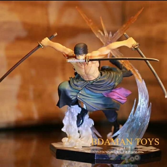 Toys Able ZORO FZO Battle SHFiguarts Zero Roronoa Action Figure One Piece - Roronoa Zoro