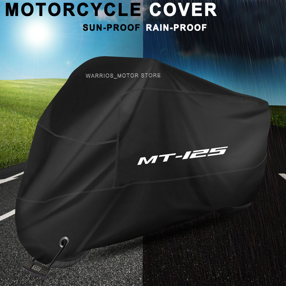 For Yamaha MT-125 MT125 MT 125 2015-2021 Motorcycle Cover UV Protection Dustproof Snowproof Motorcyc