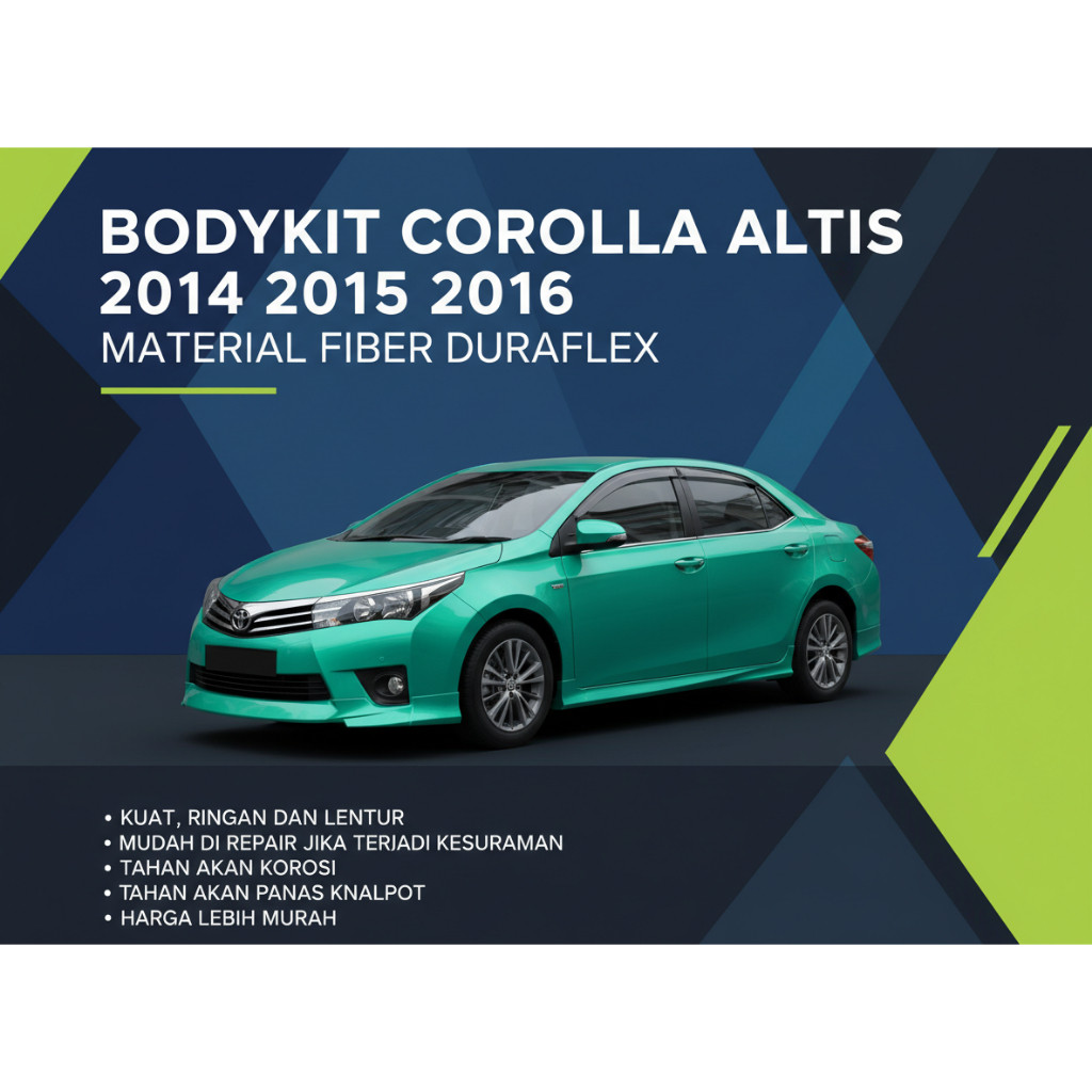 bodikit BODYKIT COROLLA ALTIS 2014 2015 2016 BODY KIT ALTIS