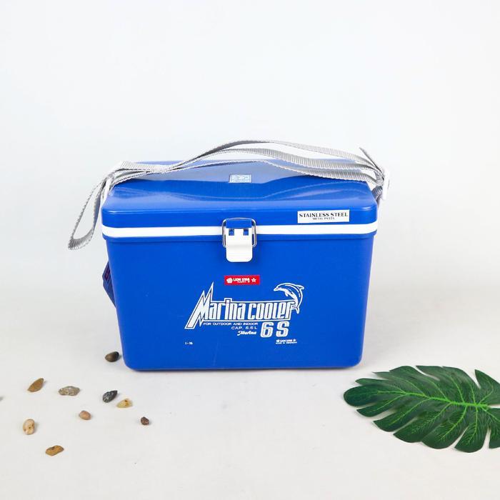BEKALE [RD] Lion Star Marina Cool Box 6S 5.5L & 12S 10L - Kotak Pendingin Praktis Tahan Lama untuk E