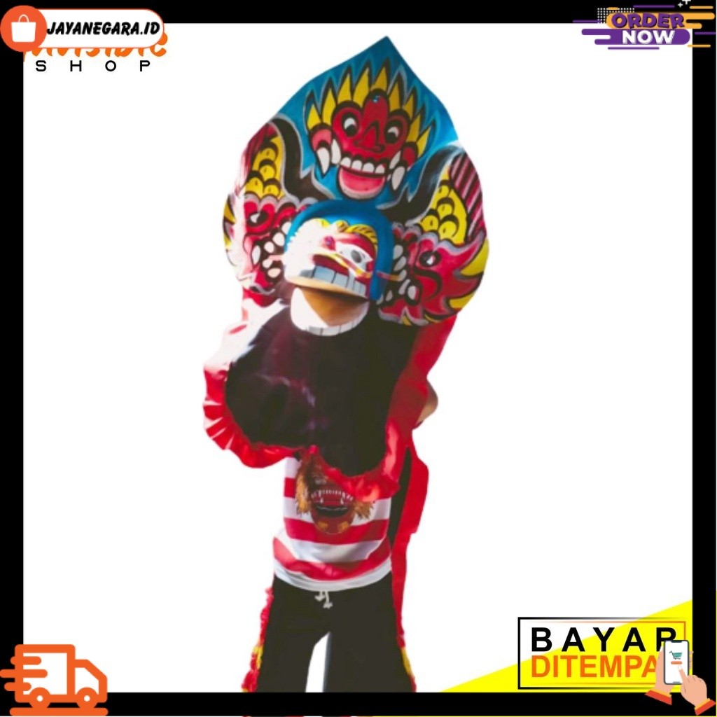 Paket stelan baju reog + barongan besar kain panjang | set baju reog dan caplokan JYN -40