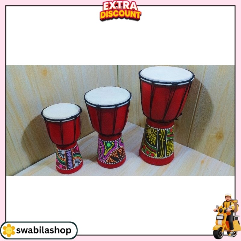 TERLARIS kendang Djembe ,Gendang jimbe ,kendang anak anak alat musik SWB