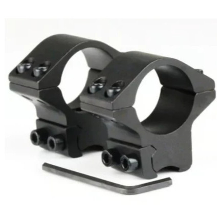 Mounting Teleskop OD 25mm Rel 11mm Pendek & Tinggi – Bracket Optik Outdoor Untuk Senapan Full Metal 