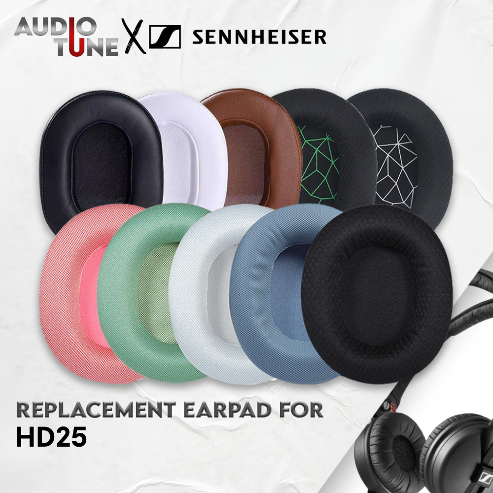 Earcup Earcushion Earpad  Sennheiser HD25 HD 25 HD-25 Busa Bantalan Foam Pad