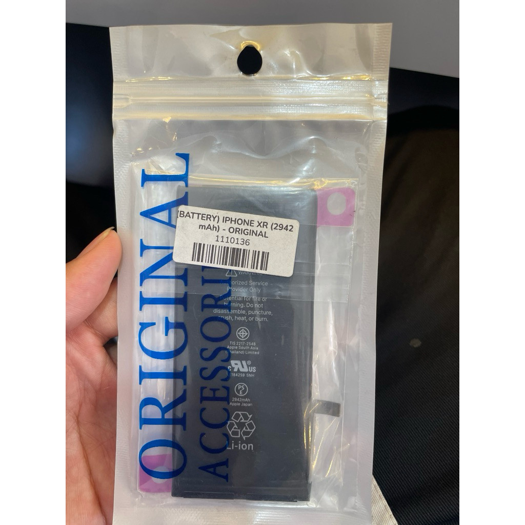Baterai iphone XR original battery